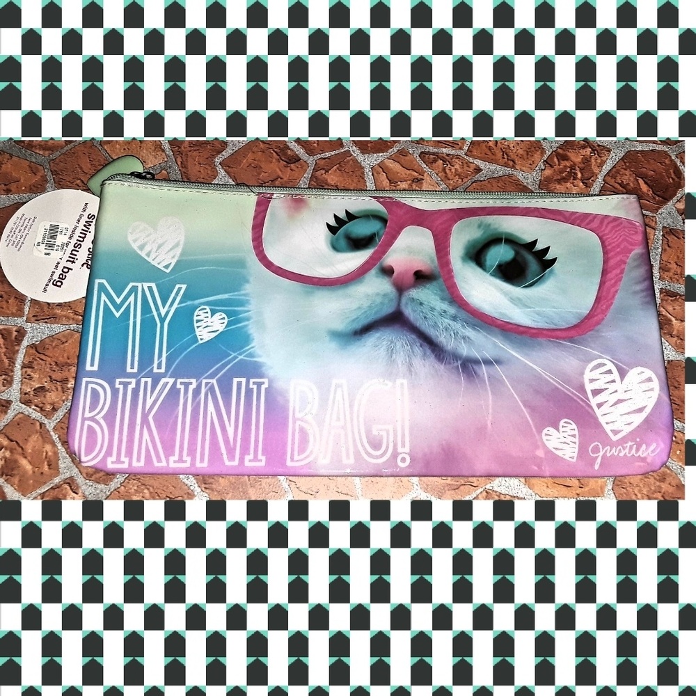 ***HOST PICK***JUSTICE SELFIE BIKINI BAG NWT